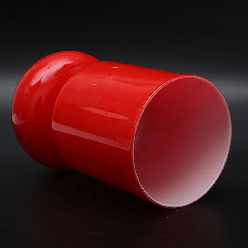 Red Colored Borosilicate Glass Tube for Lamp Covers & Shades