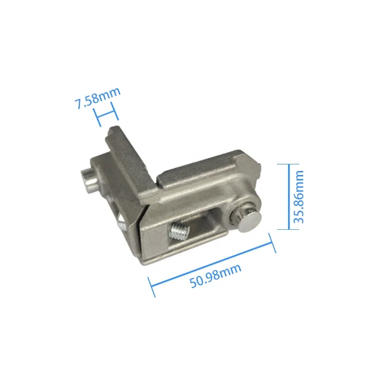 Connect 90 Degree Right Angle Hardware Sliding Aluminum Profile Window Corner Connector