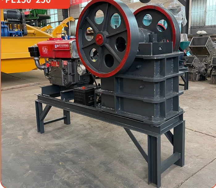 Mining Stone Gold Ore Crusher Primary Granite Limestone Concrete Gravel Rock Crushing Jaw Crusher with Vibrating Screen