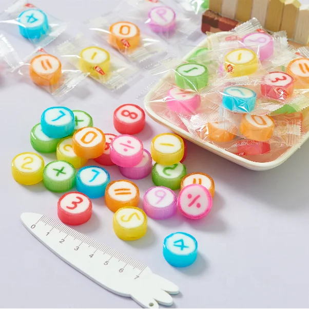 Different Types Hard Fruit Pattern Candy Fruit Mini Shaped Hard Candy