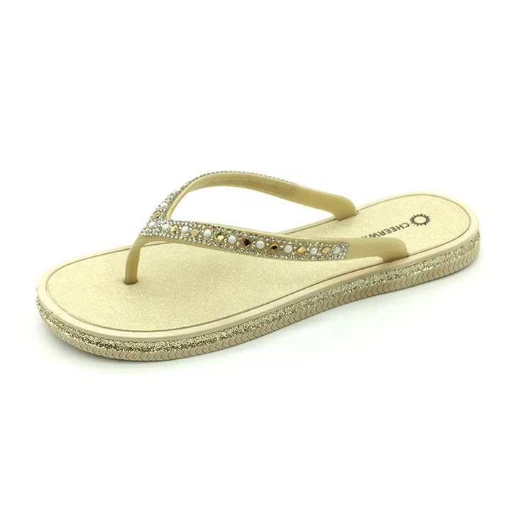 2021 New Product Colorful Classic Diamond Upper Custom Logo Women Sliders Flip Flops
