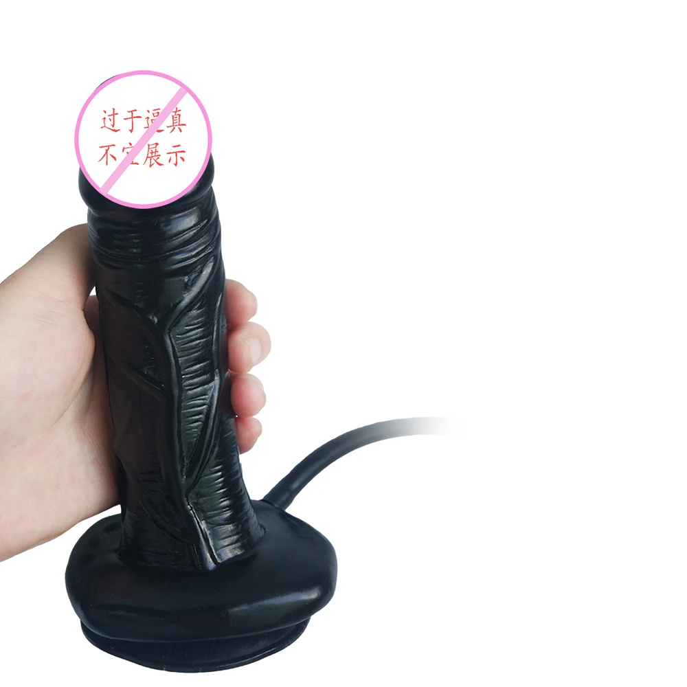 Extreme Mega Inflatable Ass Blaster Pump Up TPE Dildo