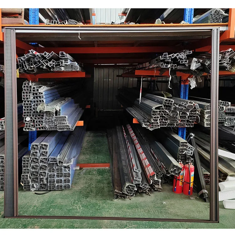 Best Price Heat Insulation Aluminum Frosted Glass Outdoor House Sliding Window with Fly Screen