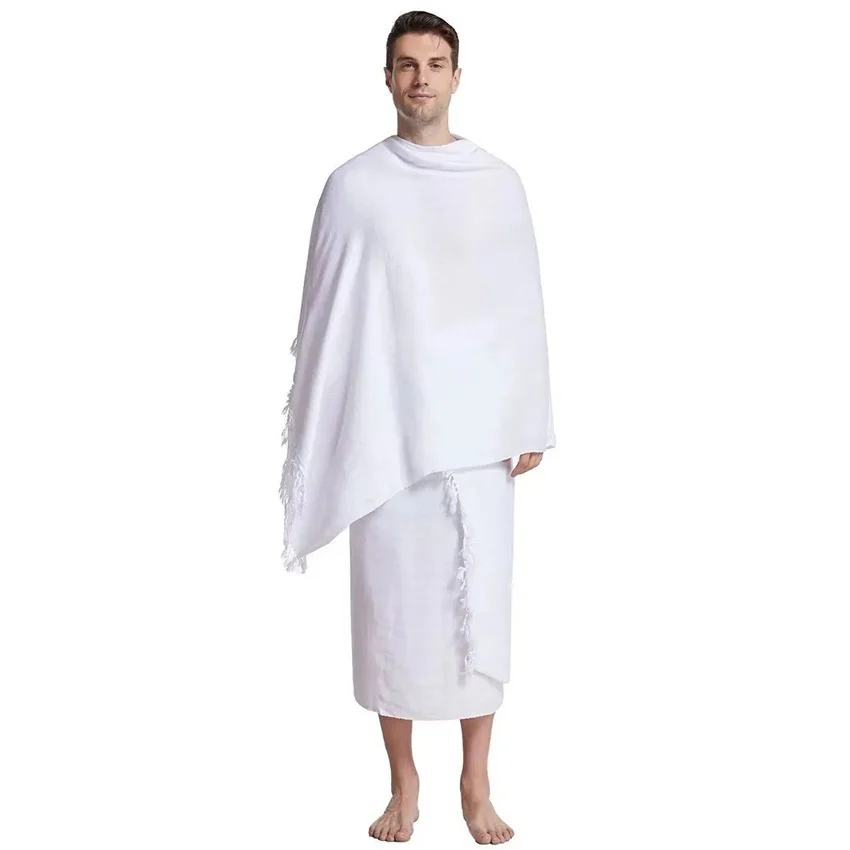 Прямая Продажа с завода hajj и umrah ihram набор полотенец для умры