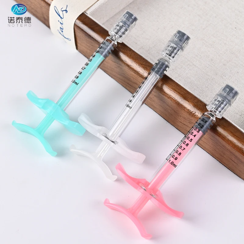 Manufacturer custom plastic plunger rod 1ml long glass prefilled syringe