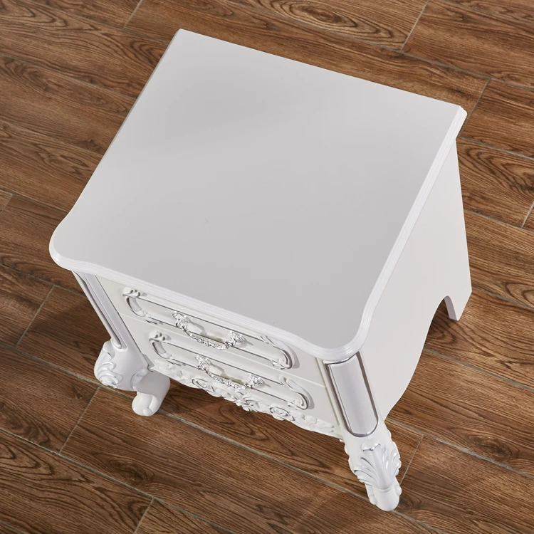 Home Furniture Modern Wood Frame Luxury Night Stand Bedside Table