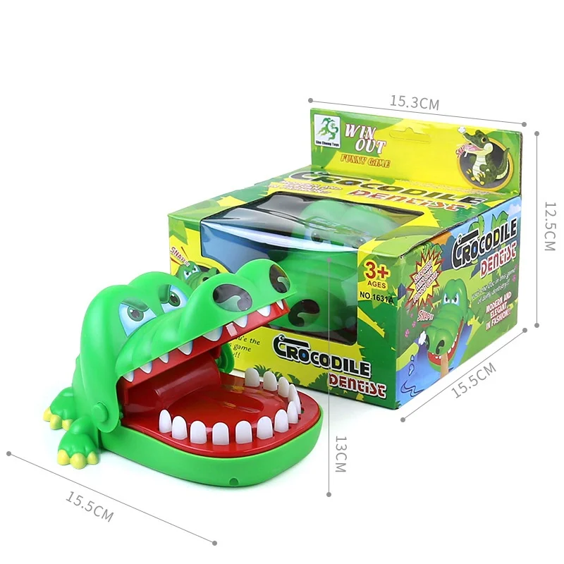 Factory Pop-up Pirate Barrel Game Novelty Trick Toy Bucket Lucky Stab Toys Crocodile Bite Finger Interactive Gift for Kids