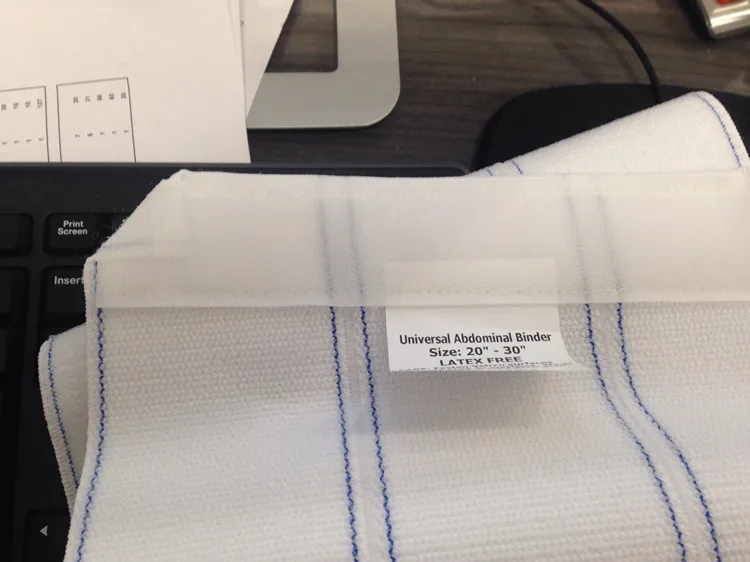  4 panels elastic white color Postpartum Abdominal