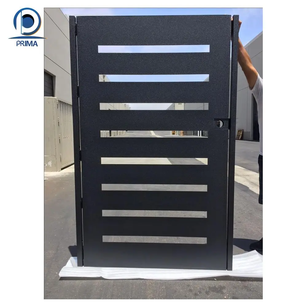 Prima new products gate fence  fence gate door professional wrought iron gate and fence