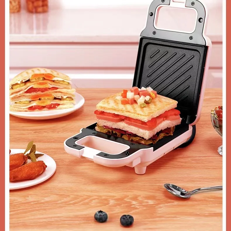 Small home multifunctional heating waffle machine, toaster