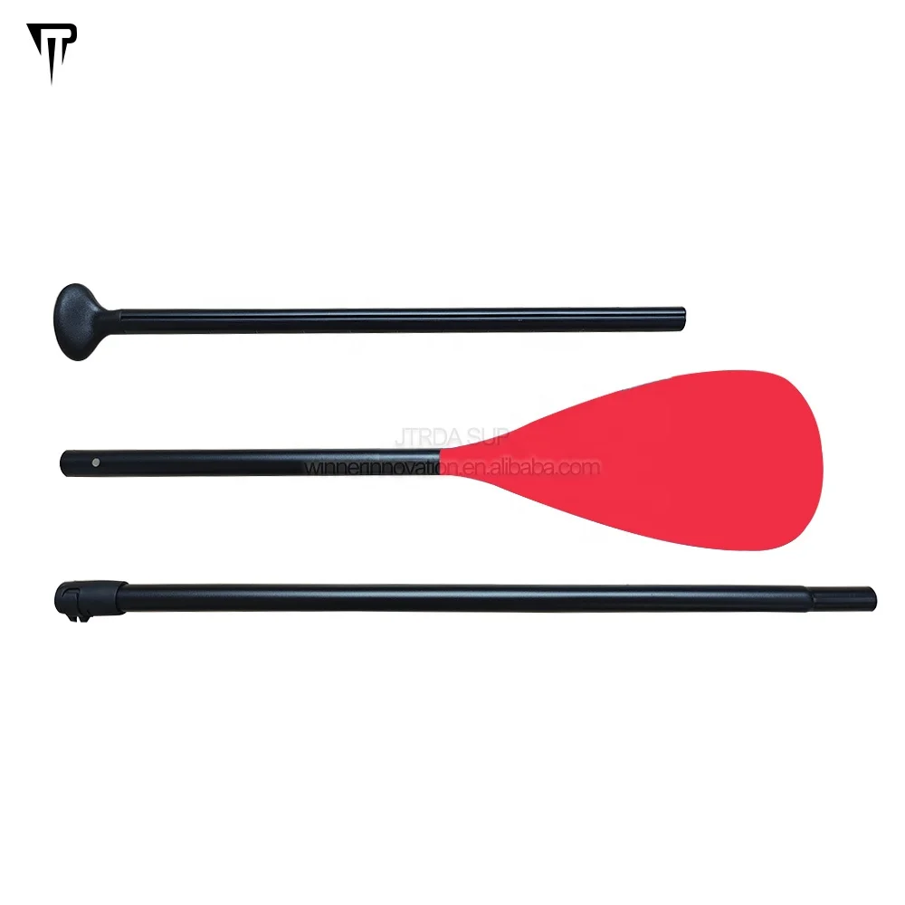 JTRDA cheap grooved unti-rotation colorful blade aluminium paddle