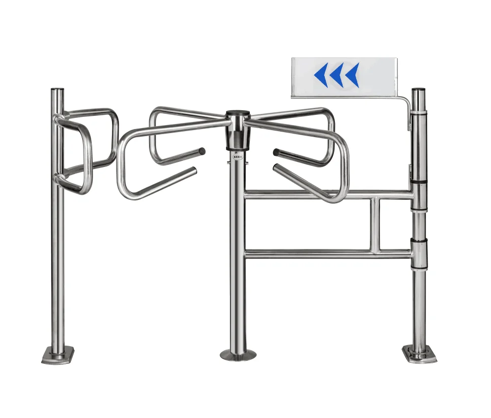 Swing gate manual door,double swing gate opener, Supermarket Safety Pedestrian Access Control System Entrance Revolving Door