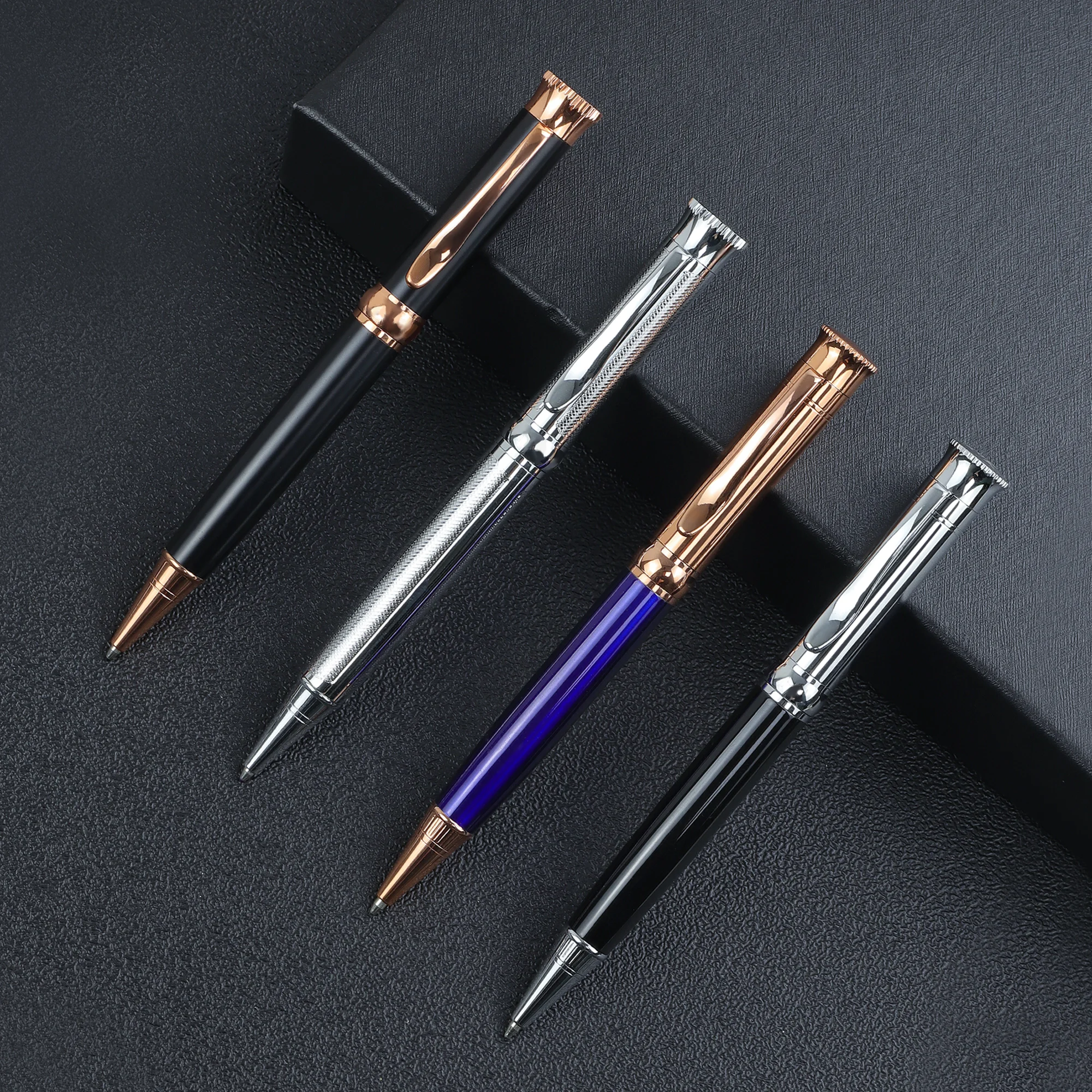 LT Luxury Business Hotel VIP Gift Stainless Steel Metal Signature Parker Ink Premium Ballpoint Rollerball Pen With Custom Logo