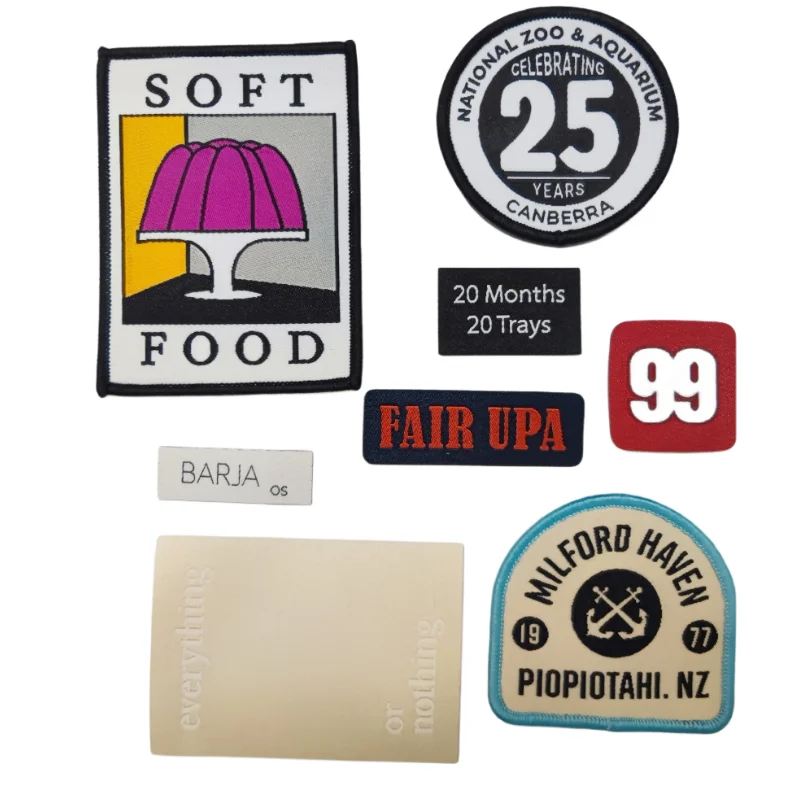 Wholesale Hot Low Minimum Embroidered Vendor Custom Woven Patches Embroidery Badge For Clothes Bags Shoes