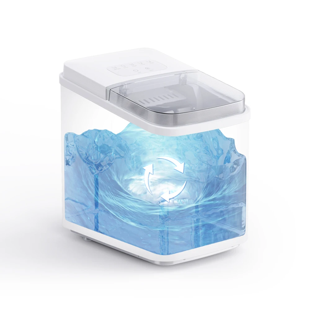 Mini Portable Ice Maker Kitchen Household Cube ABS Plastic Ice Maker For Milk Tea