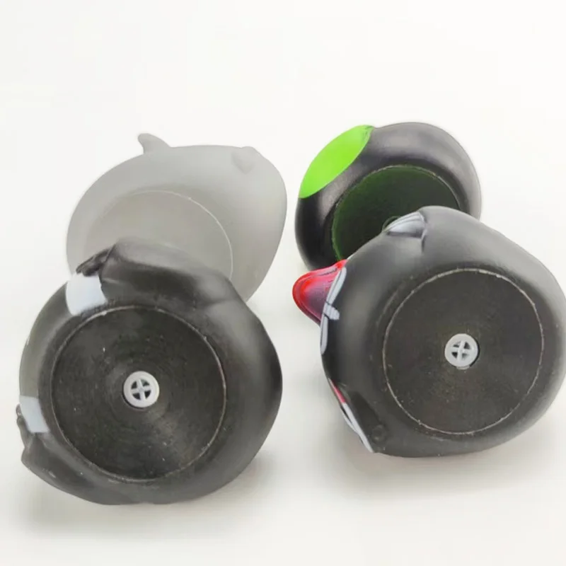 2025 Halloween New Style High Quality Eco-Friendly Bath Toy Rubber Duck Yellow Duck with Customizable Colour Shape Safe Babies