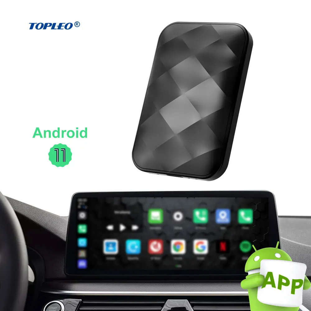 Topleo 4G 64G 2g 16g Carplay Ai Box Android 11 система под заказ magic android auto carplay ai box