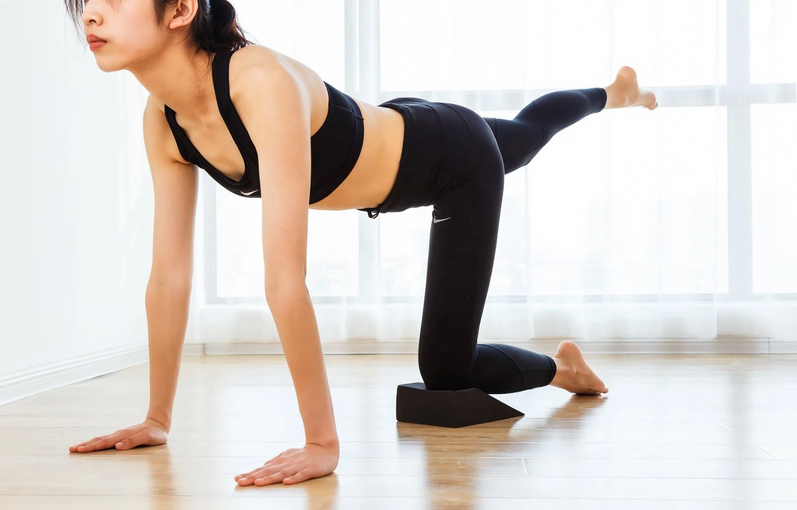 Wholesale Custom Logo High Density Adjustable Eco Friendly Squat Ramp Slant Board EVA Yoga Squat Wedge Block