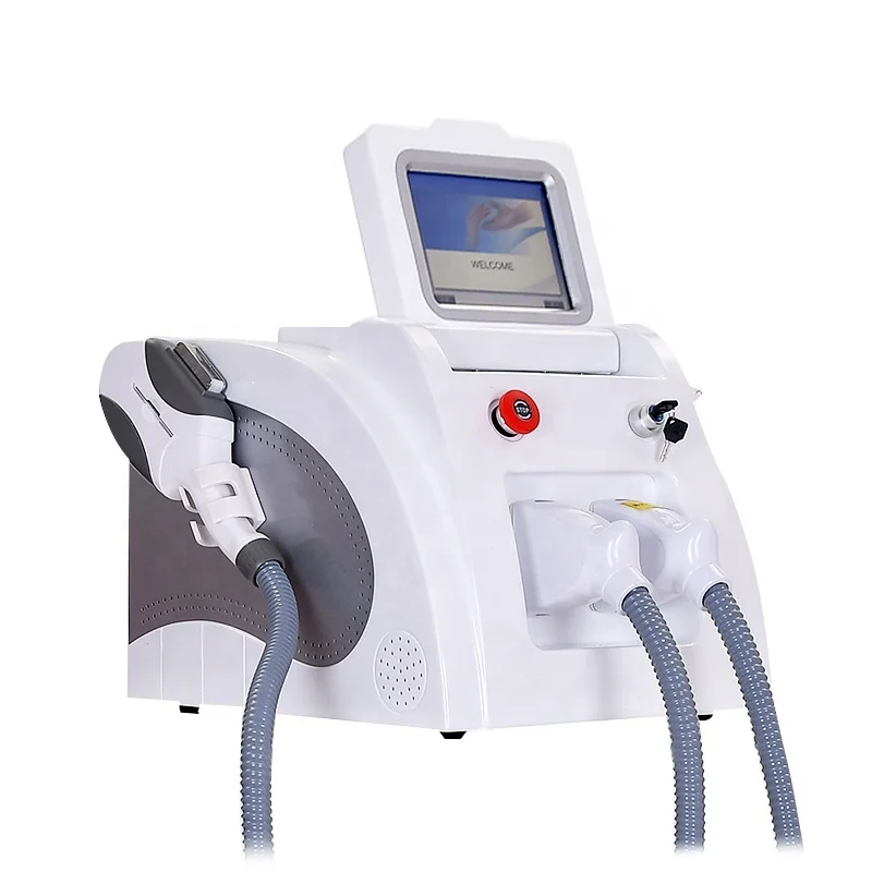 Multi-function Shr ipl Hair  Qswitch Nd Yag Laser Hair Tattoo Removal Machine Depilador 2 in 1 Tattoos Removal Hair Equipment