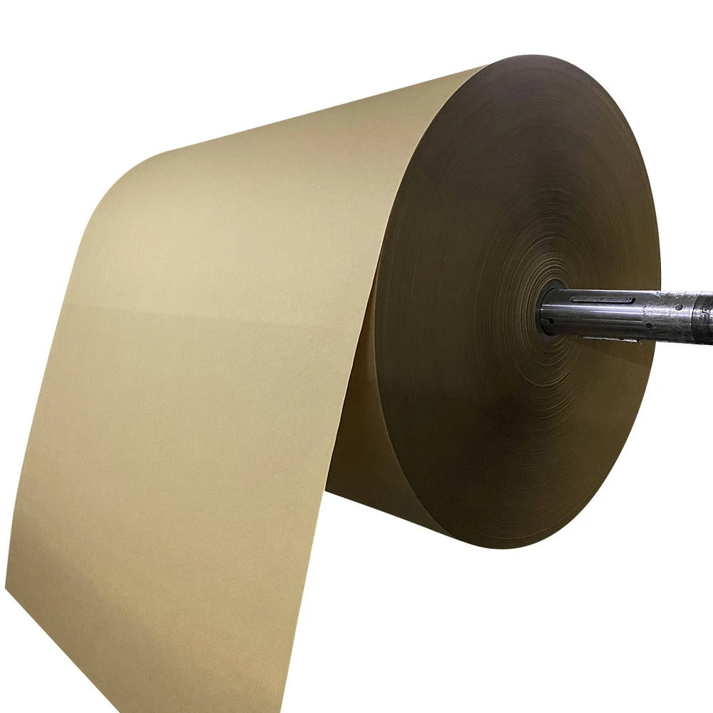 Delicate Released Feature Waterproof Pattern Logo Kraft Paper Wrapping Cutting Roll
