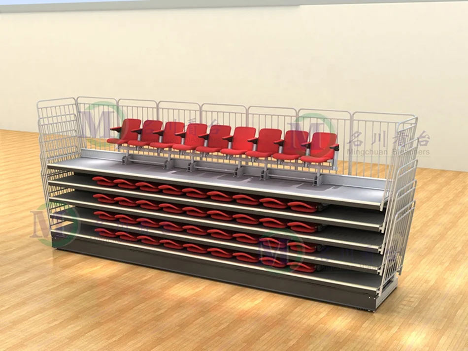 grandstand sport tribune mobile seating bleachers plastic seats for stadium
