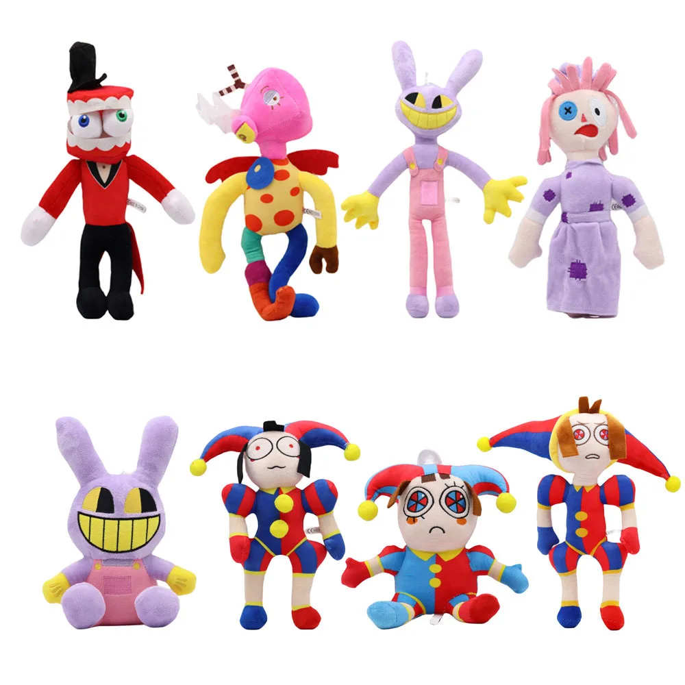 New Magical Digital Circus Plush Toy Pamni Jax Kane Popular Anime Doll