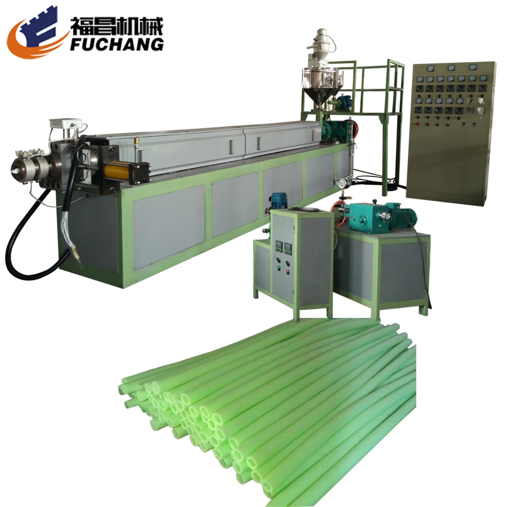 PE foam L-shaped corner protection pipe machine