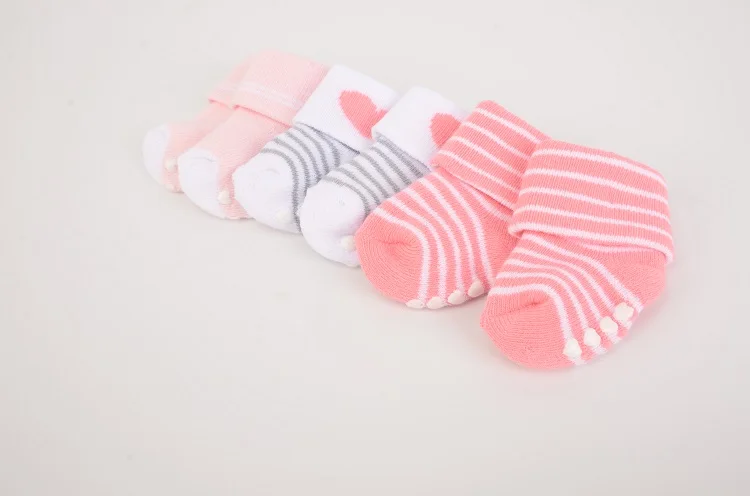 Wholesale Hudson Baby Socks Newborn Non-slip Baby Girl Socks Set