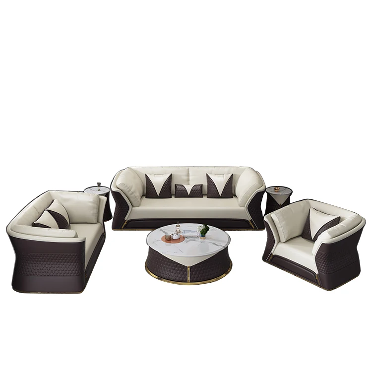 Modern sofa set designs and price genuine leather sofa set living room furniture leather couch and sofa modern