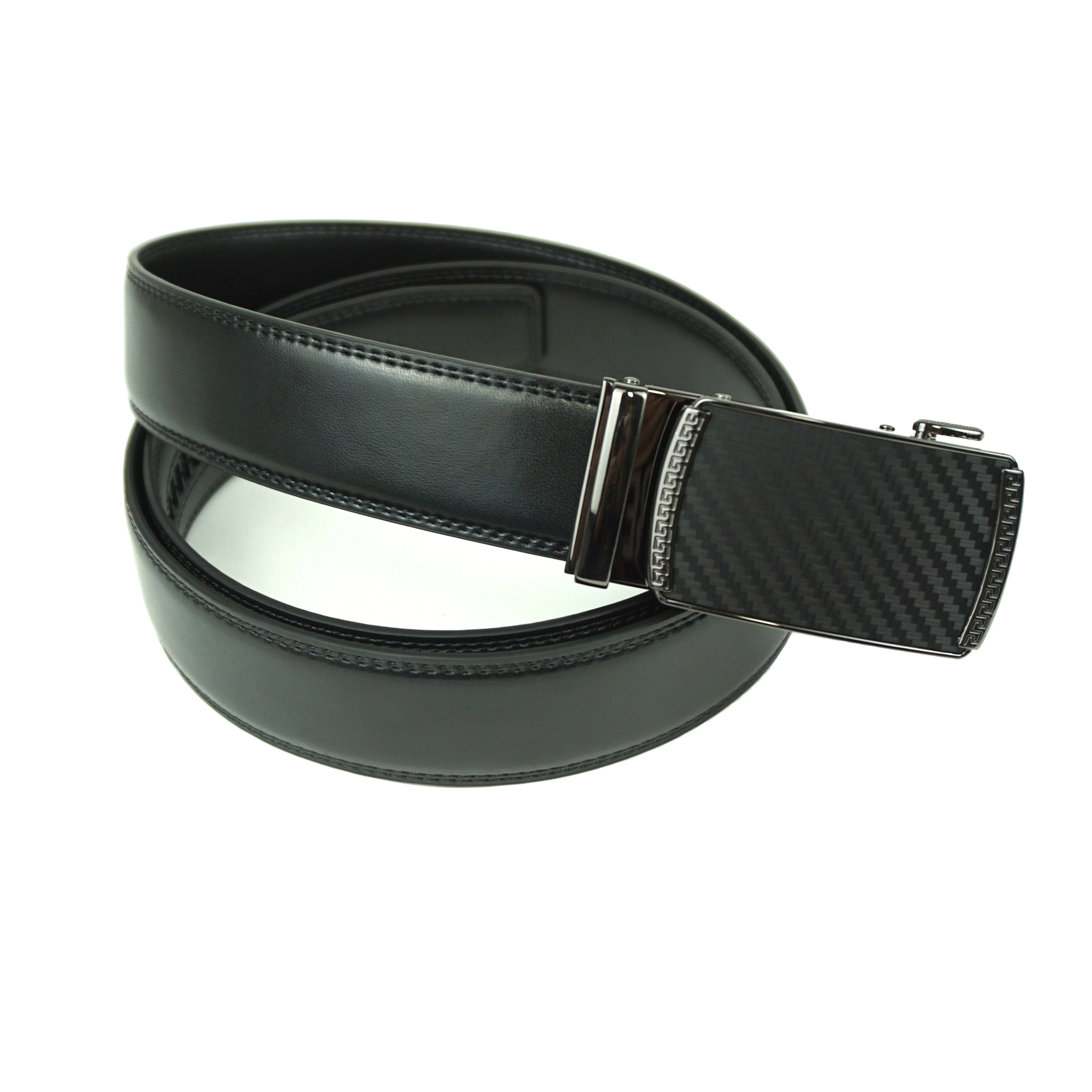 Ремень из натуральной кожи с автоматической пряжкой