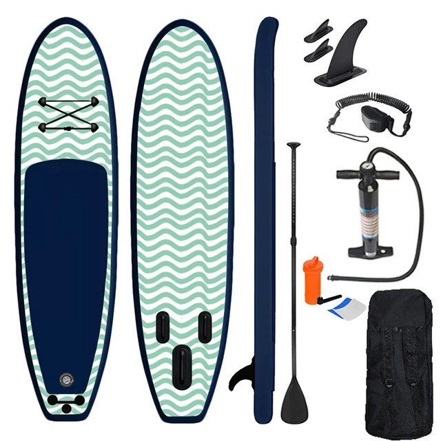 
Factory Customized Logo Style EVA Inflatable Stand Up Board Surfing Adult Water Sports Surfboard 