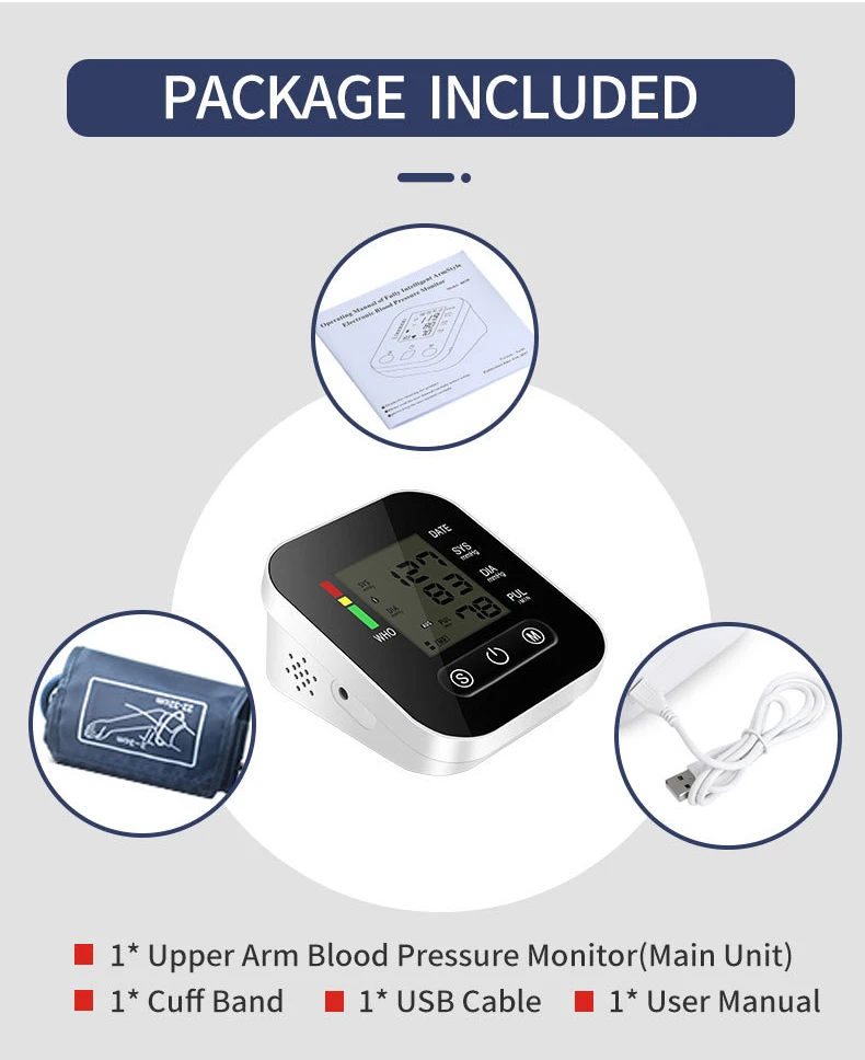 Bp Machine Electronic Sphygmomanometer,Medical Tensiometro Automatic Arm Digital Blood Pressure Meter Monitor