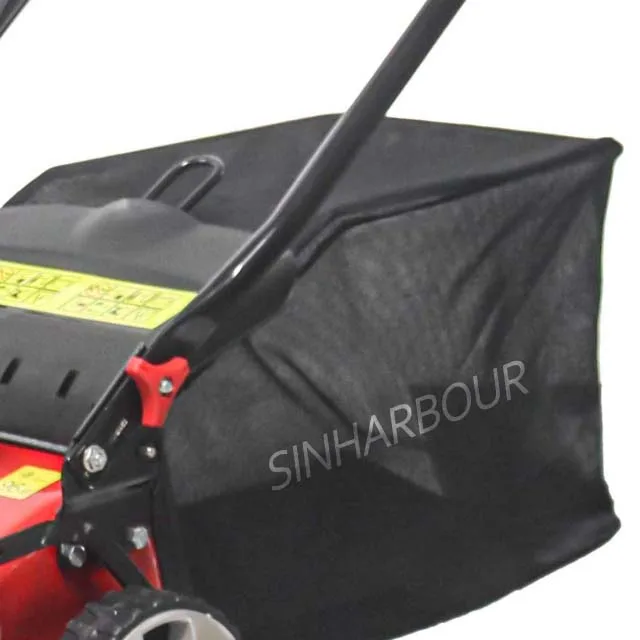 High Quality 16 Inch Lawn Mowing Tool Hand Pushed Steel Chassis Gasoline Mower for Garden Grass