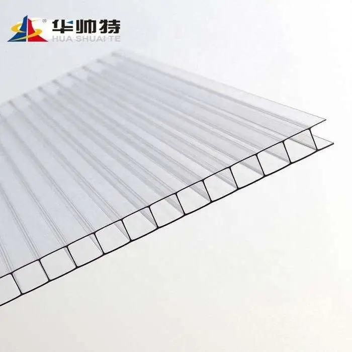 HUASHUAITE 1220*10980mm clear greenhouse/Polycarbonate Sun panel