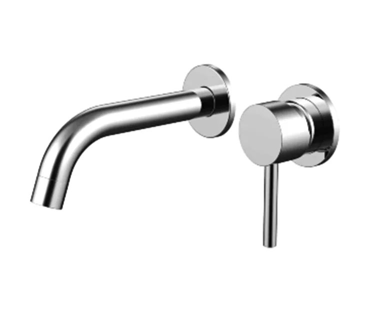 Скрытая матовая латунь 304ss ванная комната скрытый смеситель для раковины настенный с носиком водяной знак