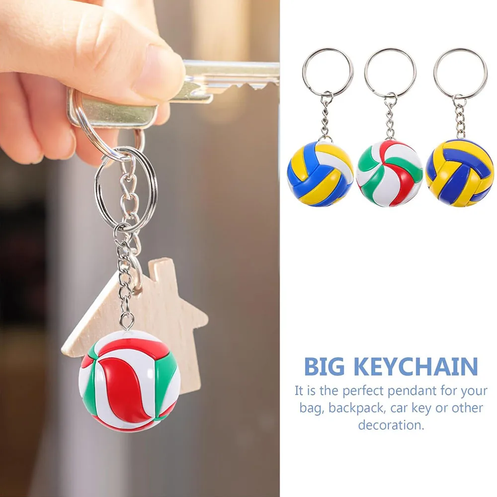 Volleyball Keychains For Backpacks Backpack Accessories Volleyball Hanging Ball Pendant Sports Keychain Backpack Handbag Charms