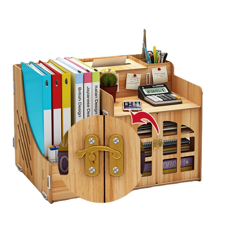 Офисная настольная коробка для приема канцелярские принадлежности для студенческого общежития артефакты папка для размещения полка ручка трубка бумага для рисования