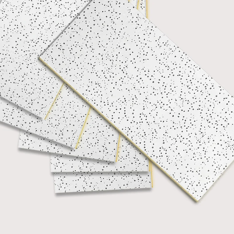 Оптовая продажа звукоизоляционная потолочная плитка из минеральной ваты и стекловолокна Заводская панель например доска для досок