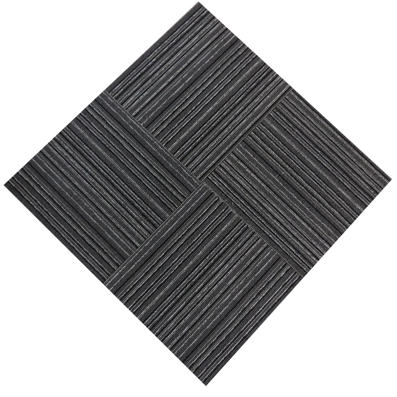 Commercial Office Carpet Tile Modular PVC Bitumen Backing  PP Carpet Tiles 50x50