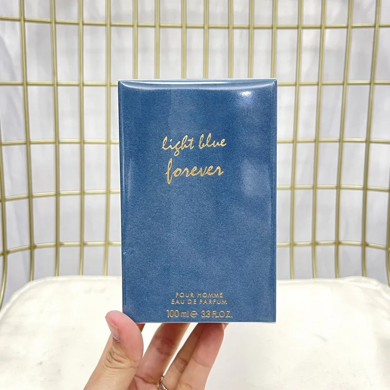 100Ml Light Blue Pour Homme Mens Cologne Eau De Parfum Perfume Fragrance Long Lasting Smell Male Spray Original High Quality