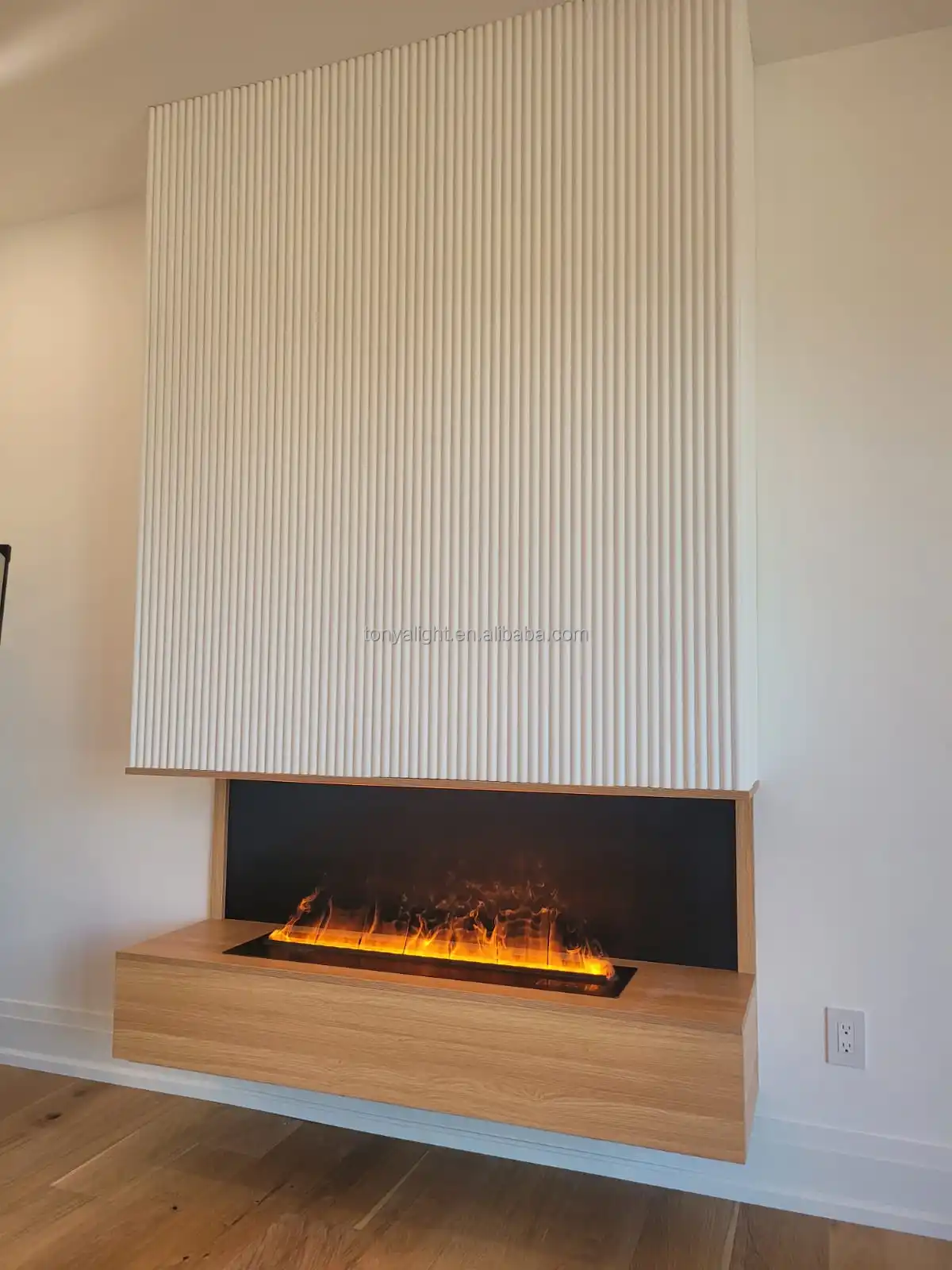 Modern Artware 3D Water Vapor Steam Fireplace Emulation of Dynamic Flame Clean-burning Home Decoration