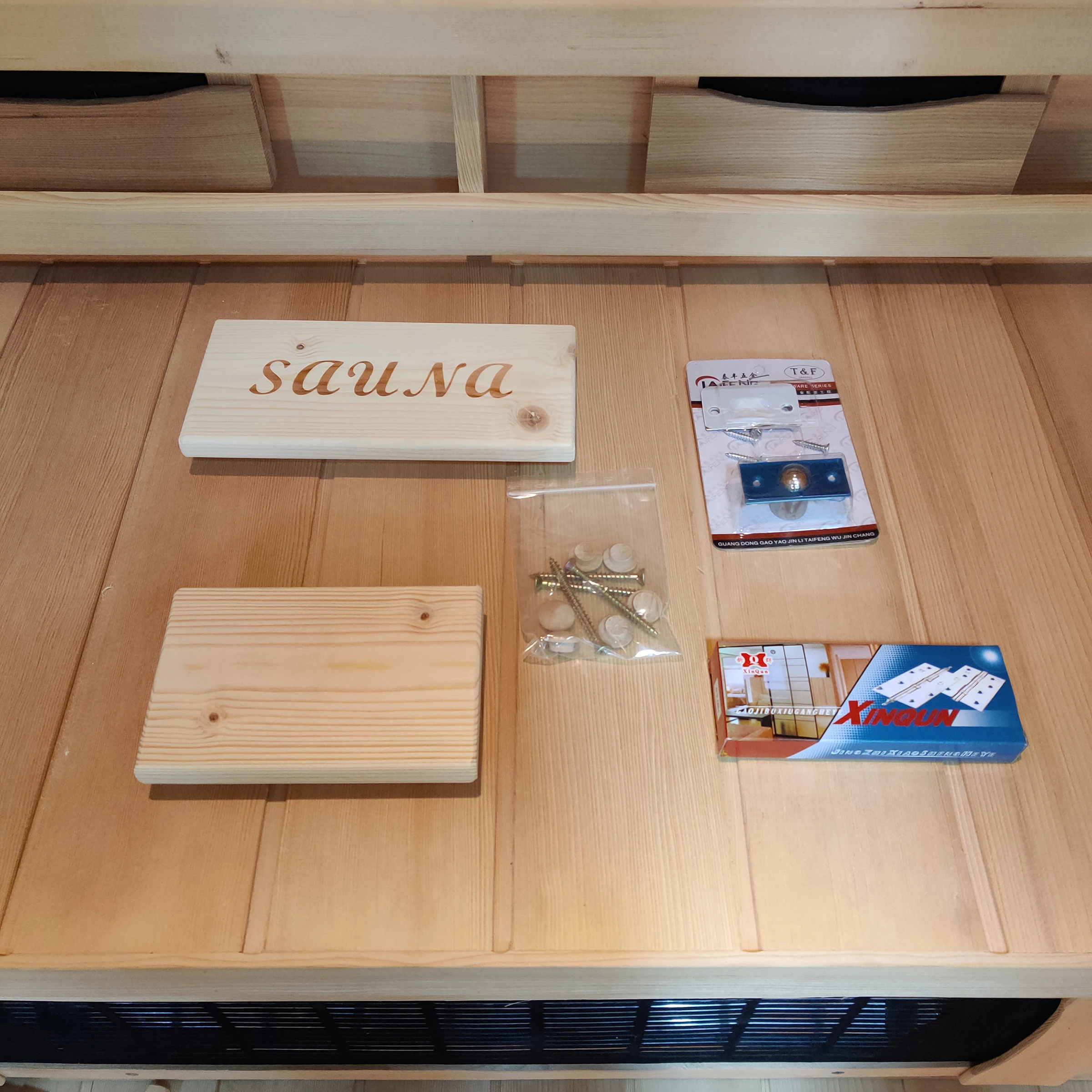 Sauna room accessories sauna door handle wooden handle