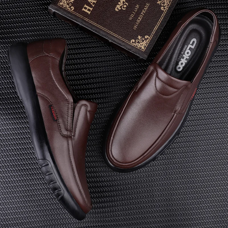 Shoes Business Dress Cowhide Formal Men Leather Summer Light Cow Winter Oem Spring Anti Style