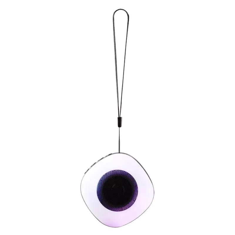Новые поступления недорогие цветные портативные колонки RGB с подвесным ремешком беспроводная BT-колонка