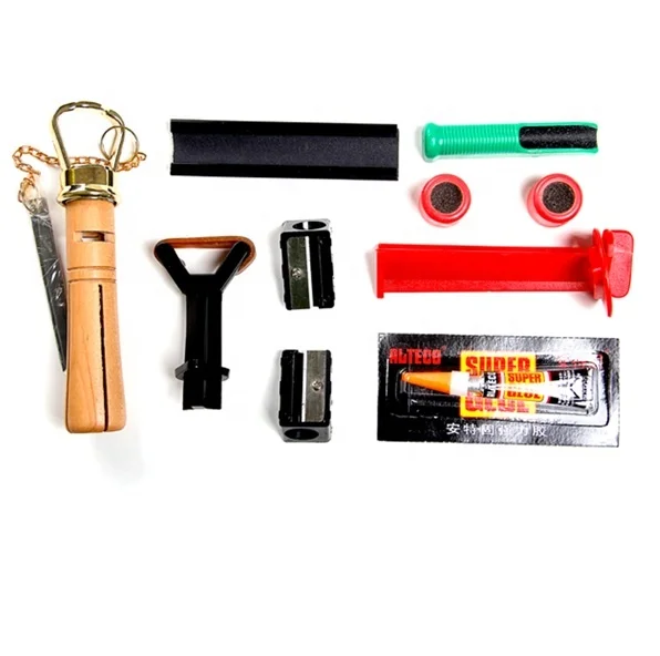 Billiard Cue Tip Accessory Repair Kit, 9mm 10mm Snooker cue tip change tool set