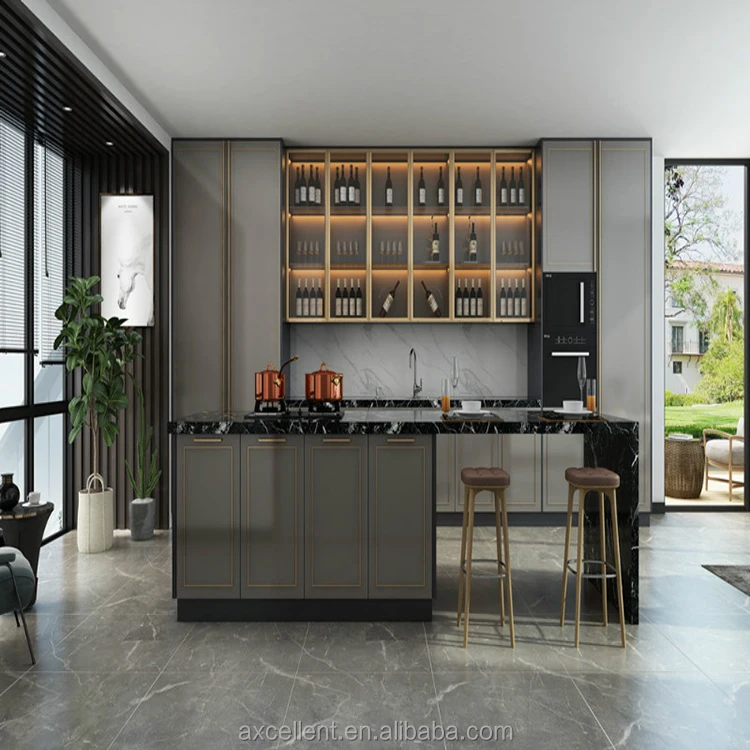 Italian Aluminum Profile Glass Door Furniture T Bar Handle Pull And Knob Egypt System Simple Cupboard Kitchen Cabinet