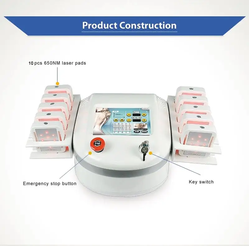 Factory Price High Quality Diode 980/940nm Body Shaping Lipo Laser Slimming Machine