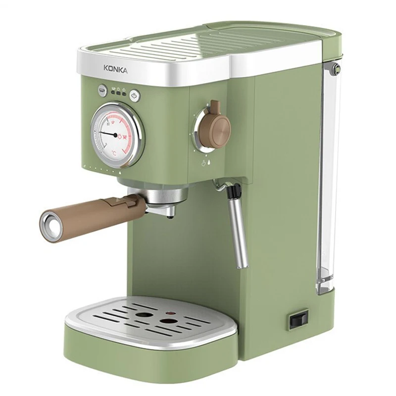 The new konka Italian semi-automatic coffee machine use commercial coffee machine extraction steam milk foam