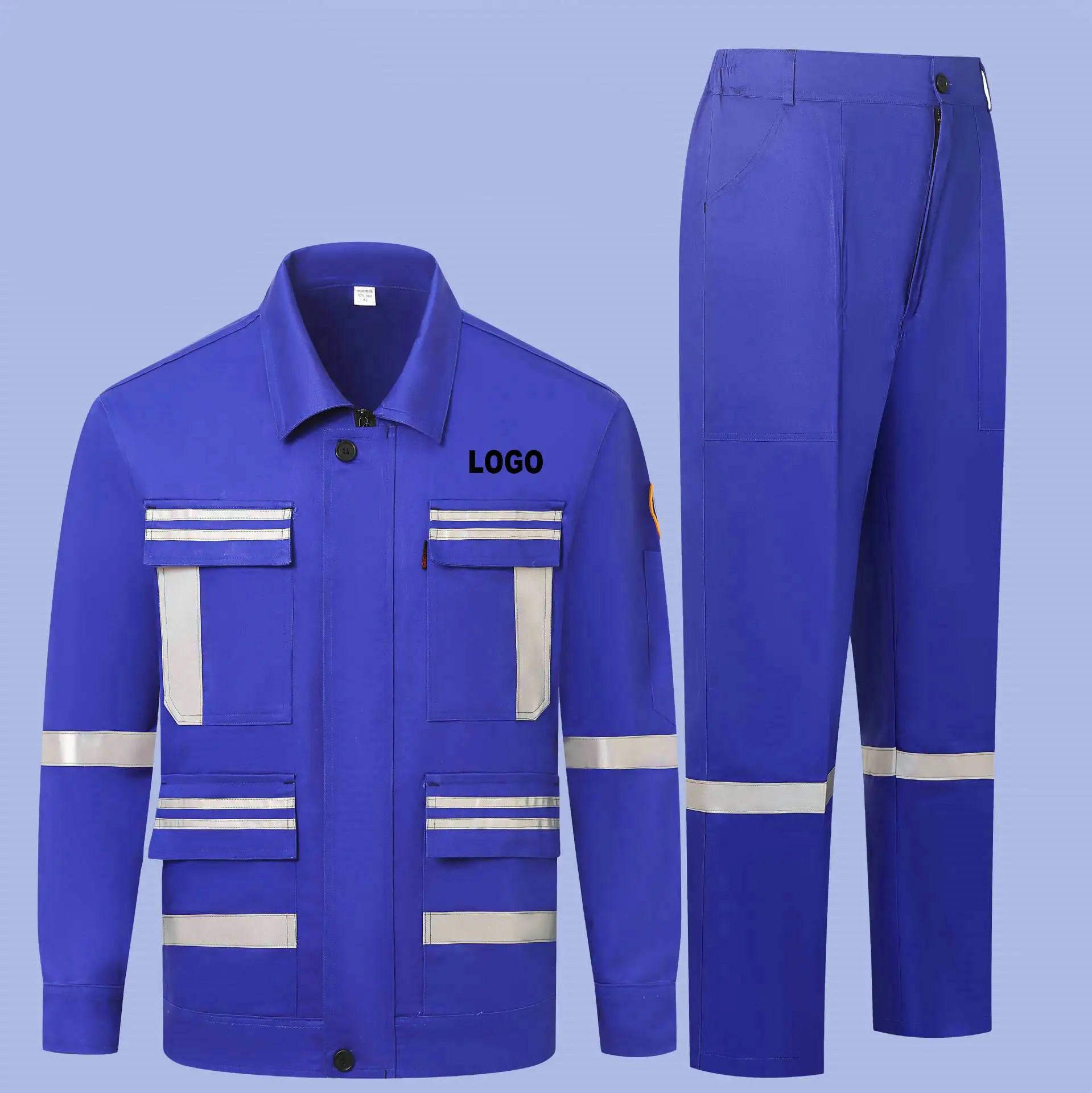 Long Sleeves Welder Weldin g FR Flame Retardant Anti Static Workwear Work Clothes For Men