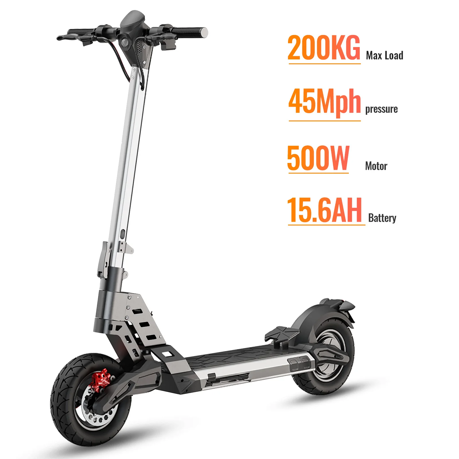 Anluosen D20 Smooth-Cruising Top Electric Skateboard 500W 48V 15.6AH foldable adult electric scooter with Competitive price